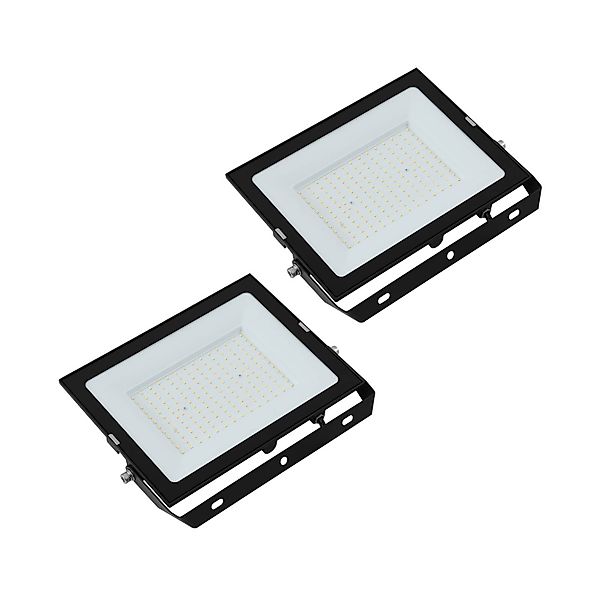 Prios LED-Außenstrahler Maikel, 150 W, Metall, 2er-Set günstig online kaufen