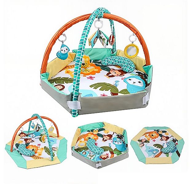 Insma Spielbogen Baby Gym Farbspiel Spielmatte Zaun, faltbarer Baby Krabbel günstig online kaufen