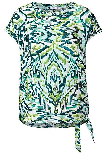 CECIL Blusenshirt LINEN_LI/CV_Printed Knot Blous günstig online kaufen