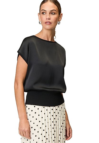 Zero Kurzarmshirt zero Pullover mit glänzender günstig online kaufen