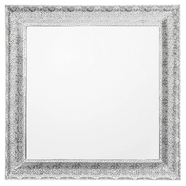 Beliani Wandspiegel CAVAN Silber 4x65x65 günstig online kaufen