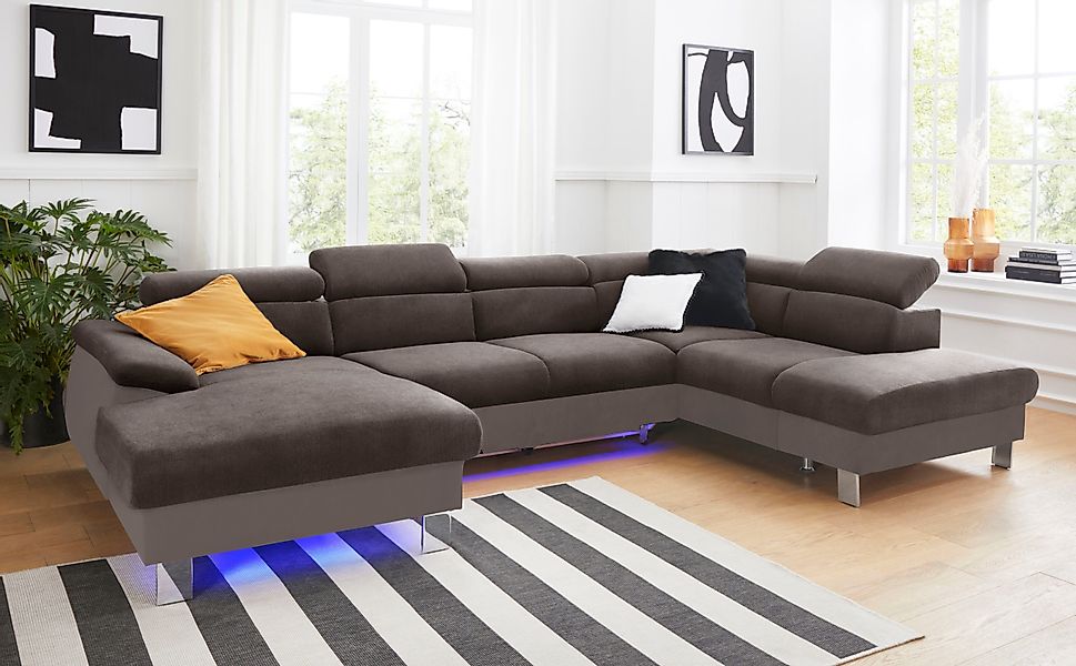 COTTA Polstergarnitur Komaris U-Form, B: 320 günstig online kaufen