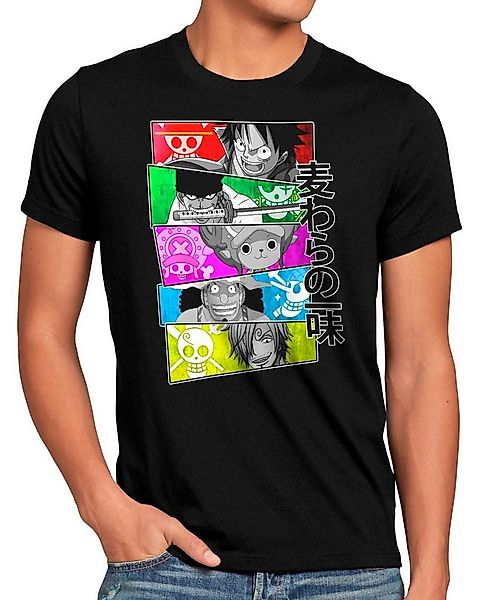 style3 T-Shirt Ship Heroes one piece japan anime luffy manga monkey ruffy günstig online kaufen