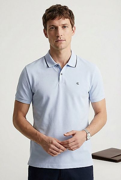 Calvin Klein Poloshirt SS RFND PQ TPPD CLSS Mit Rundhalsausschnitt günstig online kaufen