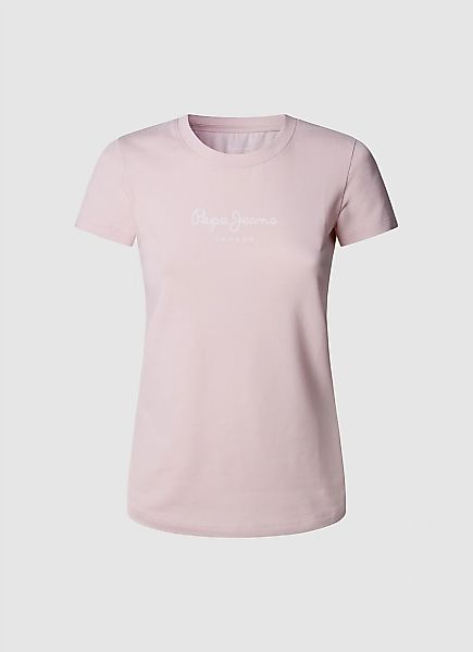 Pepe Jeans T-Shirt "NEW VIRGINIA" mit Logo-Print günstig online kaufen