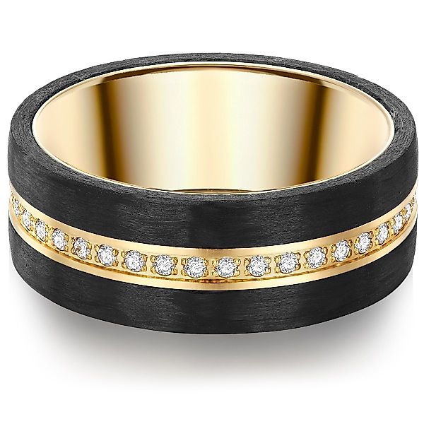 Trilani Fingerring Bandring aus Edelstahlin gelbgold günstig online kaufen
