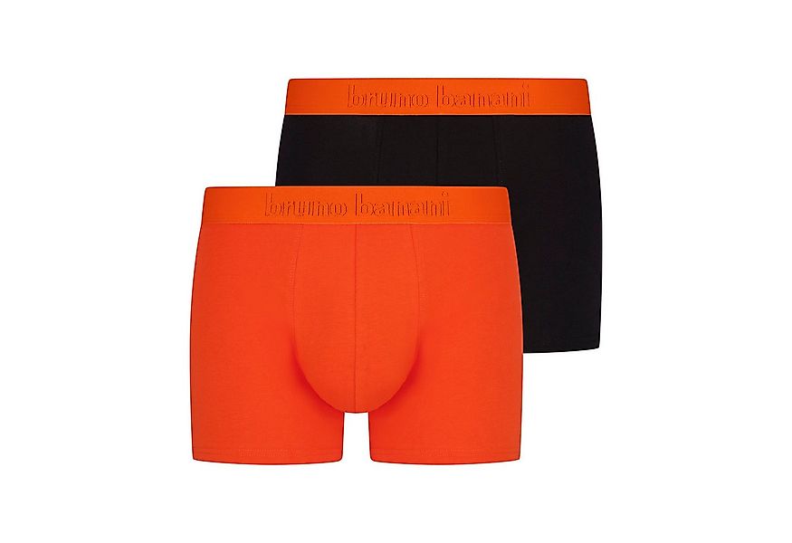 Bruno Banani Boxer Flowing (2er Pack) mit kontrastreichem Logobund günstig online kaufen