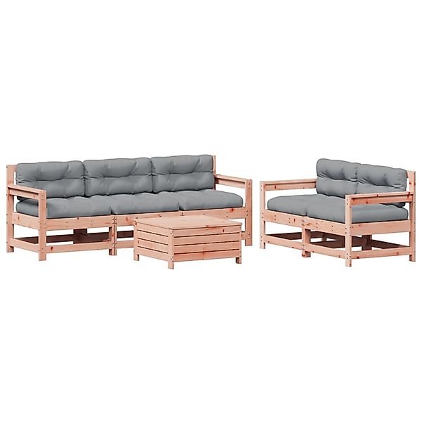 vidaXL 6-Tlg Garten-Lounge-Set mit Kissen Massivholz Douglasie 3250826 günstig online kaufen