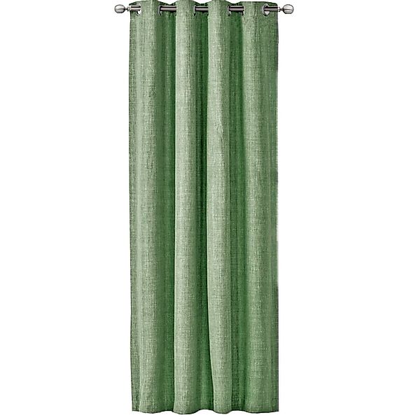 JEMIDI Gardine Vorhang blickdicht, 140x245cm, Ösen, günstig online kaufen
