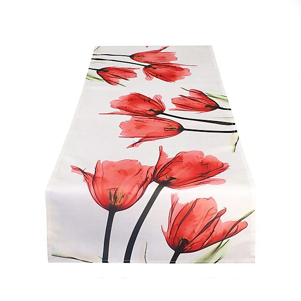 Delindo Lifestyle Tischläufer Tulpen, modern bedruckte günstig online kaufen