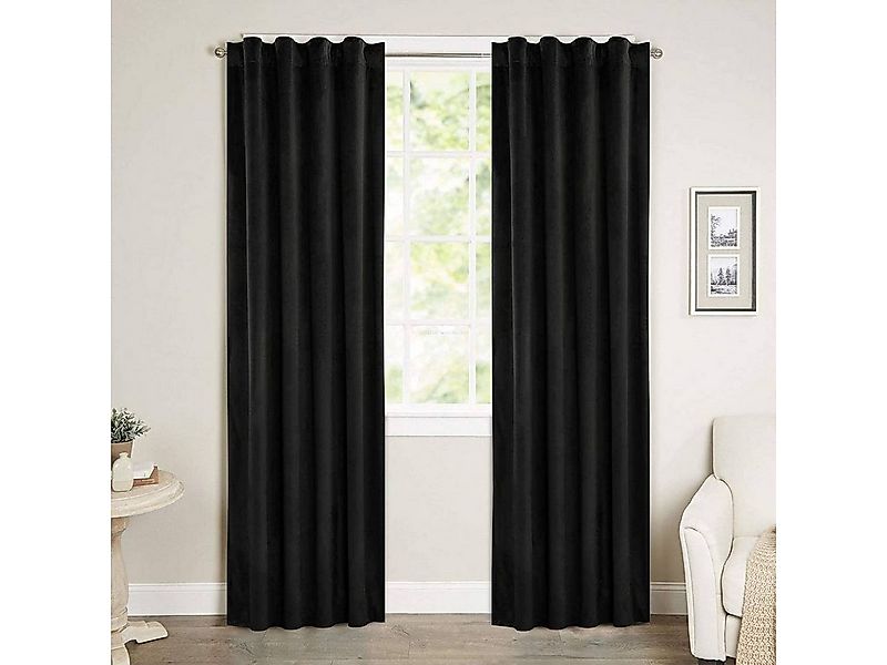 Woltu Vorhang (1 St), Multifunktionsband, blickdicht, mit Kräuselband blick günstig online kaufen