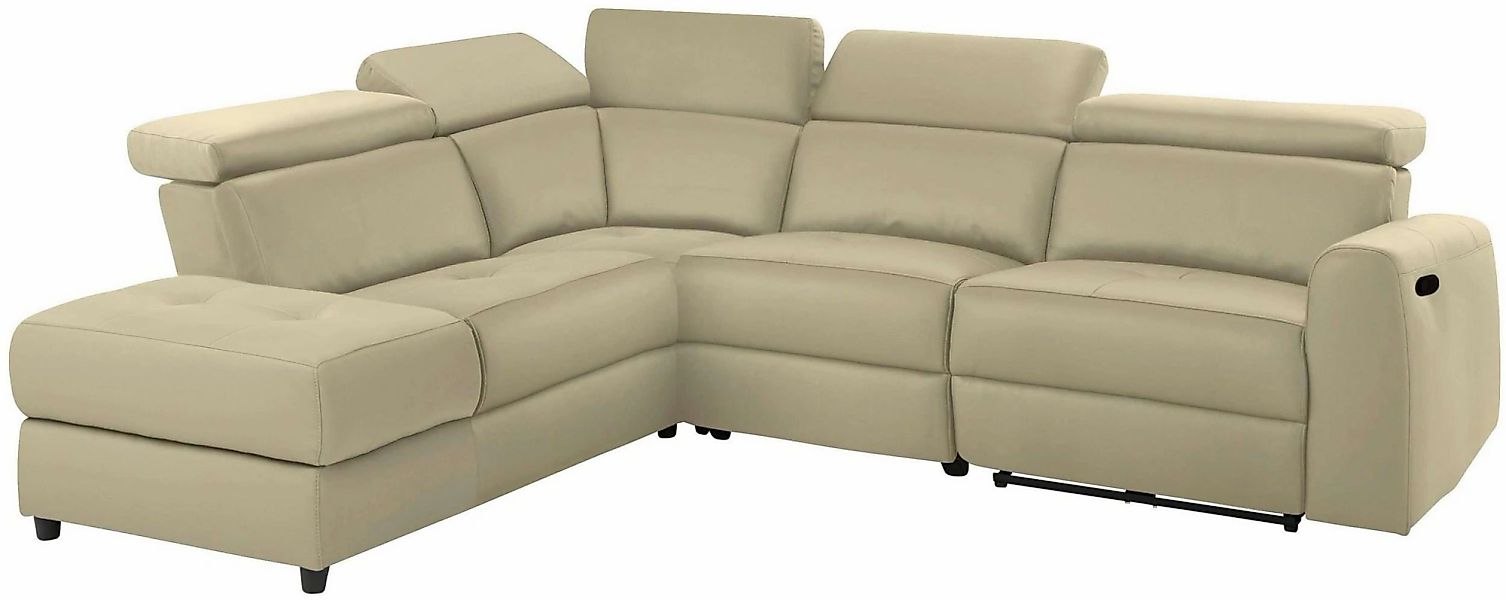 Home affaire Ecksofa "Sentrano, L-Form,", 273 cm, man. o. elektr. Relaxfunk günstig online kaufen