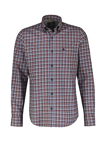 LERROS Karohemd "LERROS Kariertes Herrenhemd mit Button-down-Kragen" günstig online kaufen