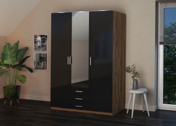 priess Kleiderschrank "Amsterdam" mit oder ohne LED-Beleuchtung günstig online kaufen