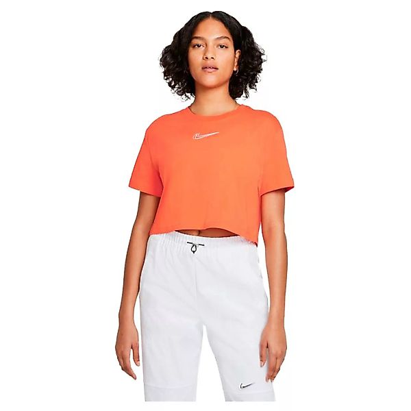 Nike Sportswear Cropped Dance Kurzarm T-shirt XS Orange günstig online kaufen