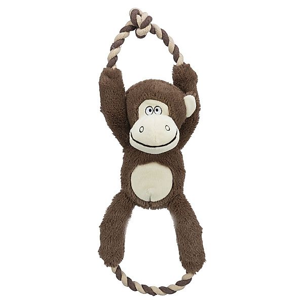 TRIXIE Tierkuscheltier Hundespielzeug Affe mit Seil günstig online kaufen