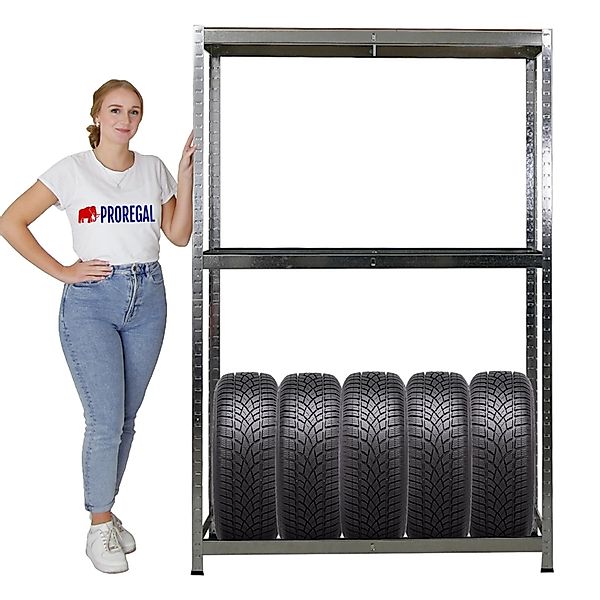 PROREGAL® Schwerlastregal Reifenregal RAGNAR 180x120x40cm 8 günstig online kaufen