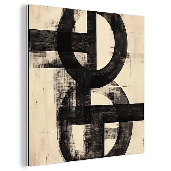 MuchoWow Metallbild Kreise - Balken - günstig online kaufen