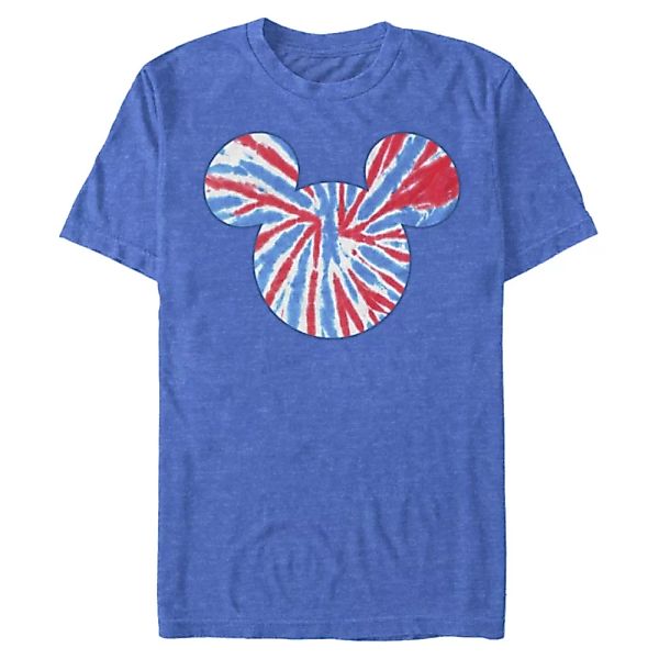 Disney - Micky Maus - Micky Maus Tie Dye Americana - Männer T-Shirt günstig online kaufen