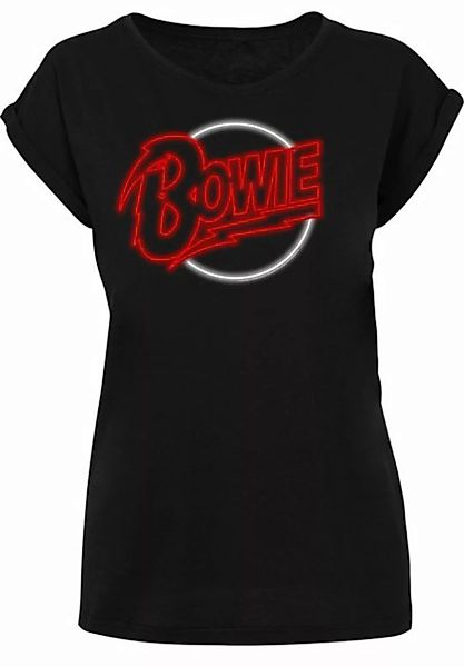 F4NT4STIC T-Shirt David Bowie Neon Logo Print günstig online kaufen