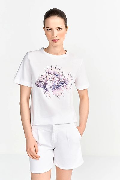 RICHROYAL Kurzarmshirt, Mit Rundhalsausschnitt günstig online kaufen