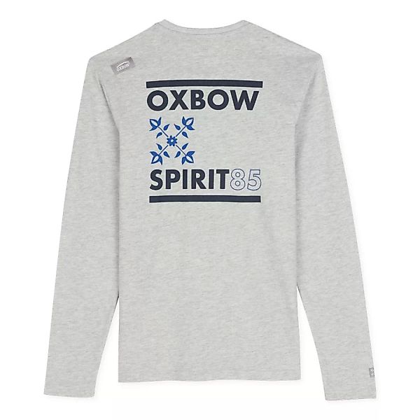 Oxbow N2 Torjok Grafik Langarmshirt 4XL Grey Heather günstig online kaufen