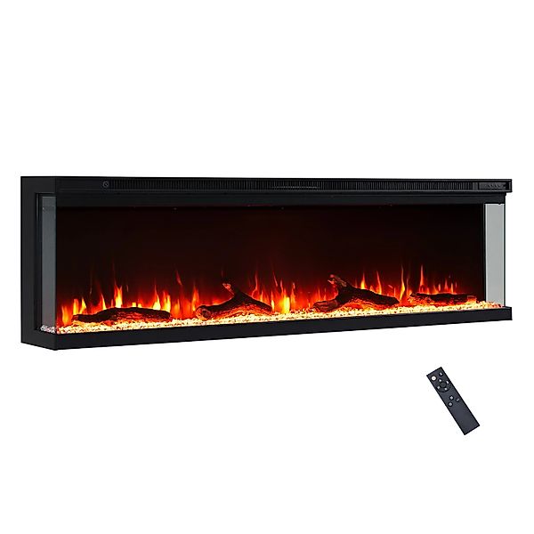 BALDERIA OR-60 Elektrokamin Wandkamin oder Einbaukamin Heizung 3D-Flammenef günstig online kaufen