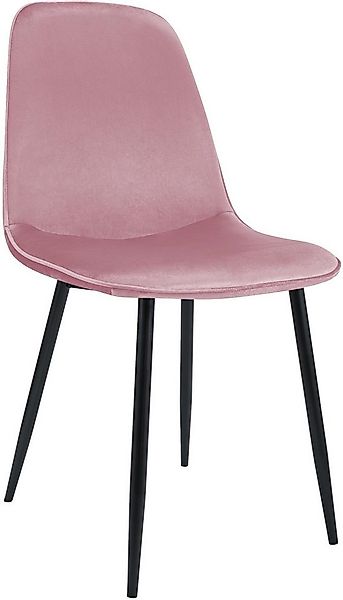 CLP Esszimmerstuhl Maryam, mit Rückenlehne, Metallgestell günstig online kaufen