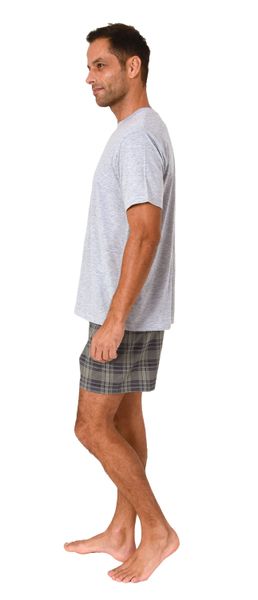 Normann Pyjama Normann Herren kurzarm Schlafanzug günstig online kaufen