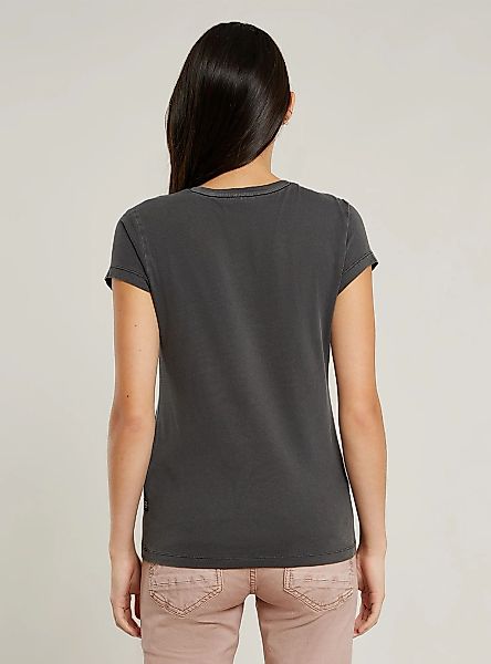 G-STAR T-Shirt "Overdyed Eyben Slim V-Neck Top 2.0" günstig online kaufen