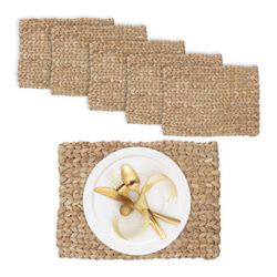 relaxdays Platzset Eckiges Tischset 6er Set günstig online kaufen