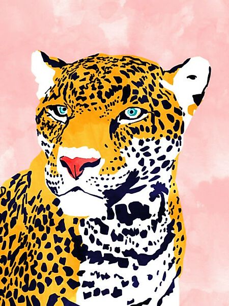 Poster / Leinwandbild - The Leopard Portrait günstig online kaufen