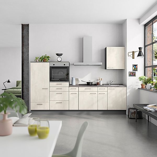 nobilia Küchenzeile ""Riva I"" vormontiert, Ausrichtung wählbar, Breite 300 günstig online kaufen