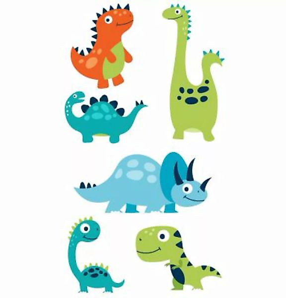 EmmiJules Wandtattoo Dinosaurier Set das Kinderzimmer mehrfarbig Gr. 44 x 3 günstig online kaufen