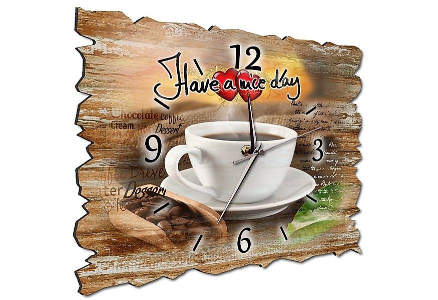 Bilder-Manufaktur Wanduhr H3a-10211 (BM, Funkuhr oder Quarzuhr, kein Ticken günstig online kaufen