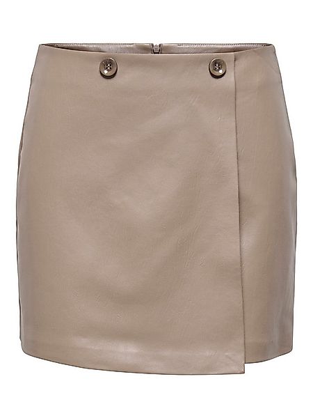 ONLY Lederimitatrock ONLASTRIA FAUX LEATHER SHORT SKIRT OTW mit Knopf Detai günstig online kaufen