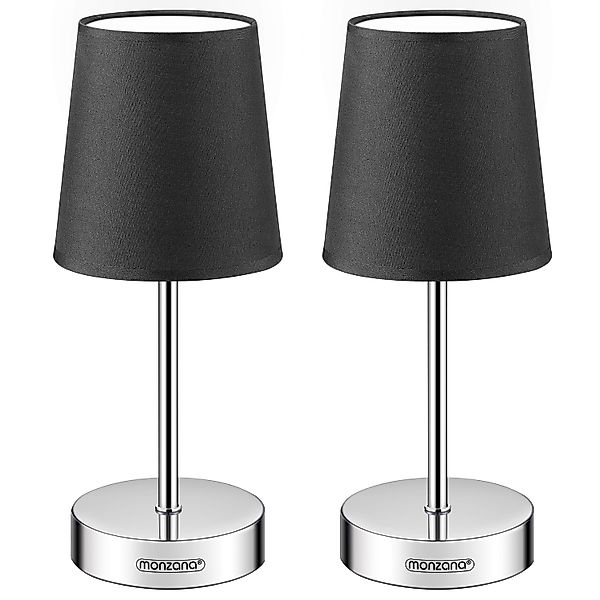 monzana Tischleuchte, Anthrazit 2er Set, 2er günstig online kaufen