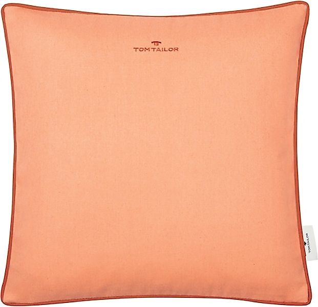 TOM TAILOR HOME Dekokissen »Dove Signature«, mit Paspel, Kissenhülle ohne F günstig online kaufen