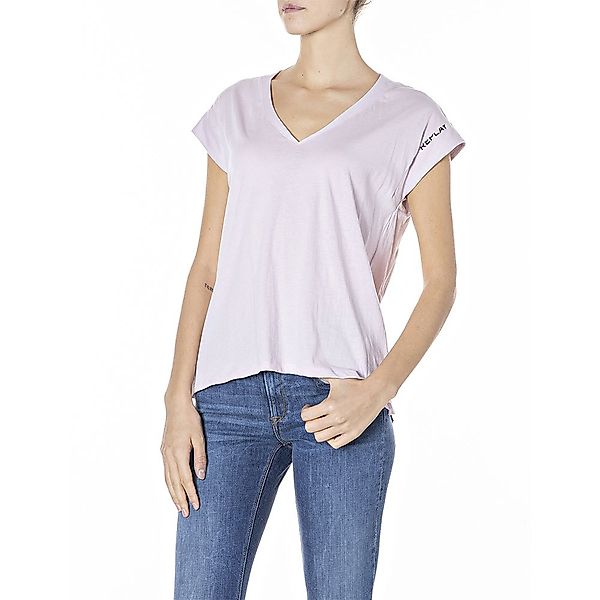 Replay W3338f.000.22536p T-shirt S Pale Lavender günstig online kaufen