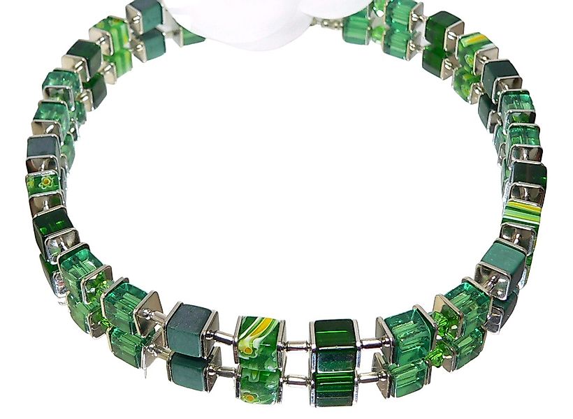traumschmuck Kette ohne Anhänger 092l Halskette, Collier, Glaswürfel Millef günstig online kaufen