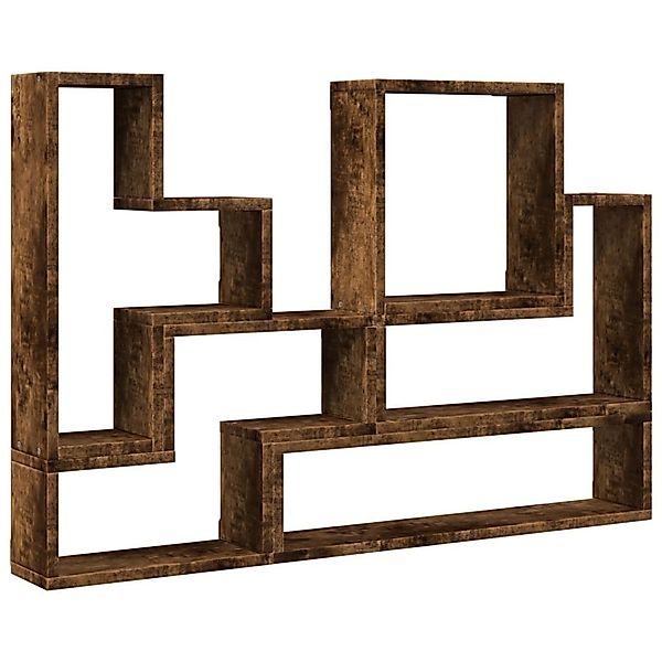 vidaXL Regal Wandregal Räuchereiche 96x12x64 cm günstig online kaufen