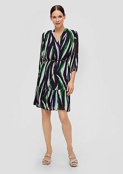 s.Oliver BLACK LABEL Minikleid Volantskleid mit günstig online kaufen
