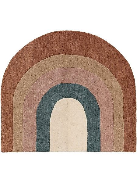 benuta Kinderteppich Rainbow, Sonderform, Höhe: 6 mm, Kunstfaser, Berber, E günstig online kaufen