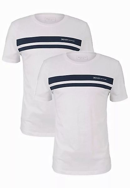 TOM TAILOR T-Shirt 2-er Set Basic T-Shirts (2-tlg) T-Shirts günstig online kaufen