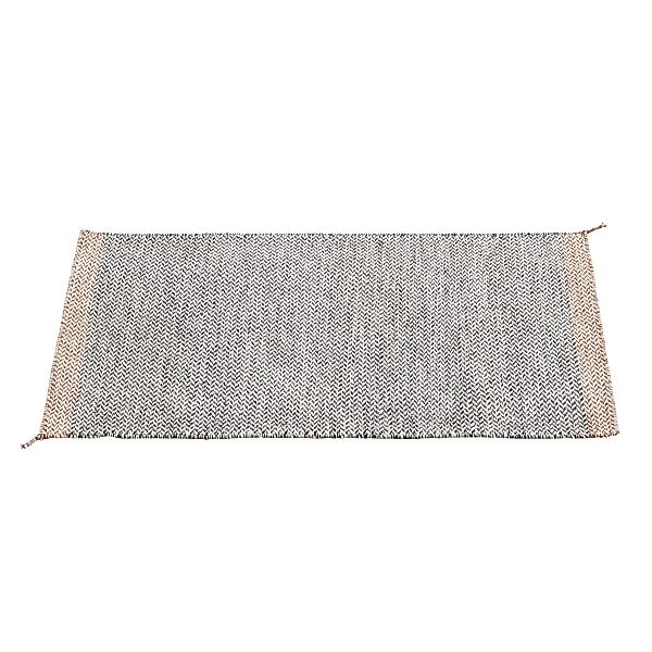 Teppich PLY textil schwarz / 85 x 140 cm - handgewebt - Muuto - Schwarz günstig online kaufen