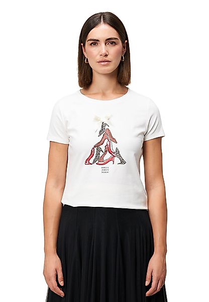 Zero Kurzarmshirt Damen Shirt mit Aufdruck günstig online kaufen