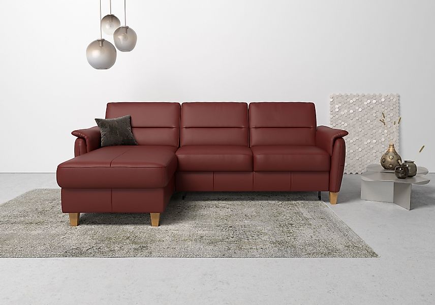 Home affaire Ecksofa Palmera L-Form, Federkern, günstig online kaufen