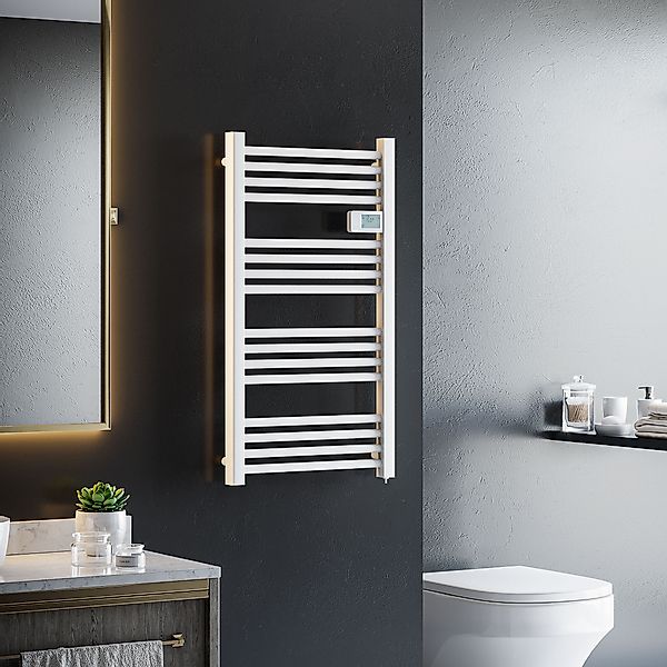 HOMCOM Handtuchheizkörper 540x960 mm Badheizkörper 16 Heizstäbe mit Überhit günstig online kaufen