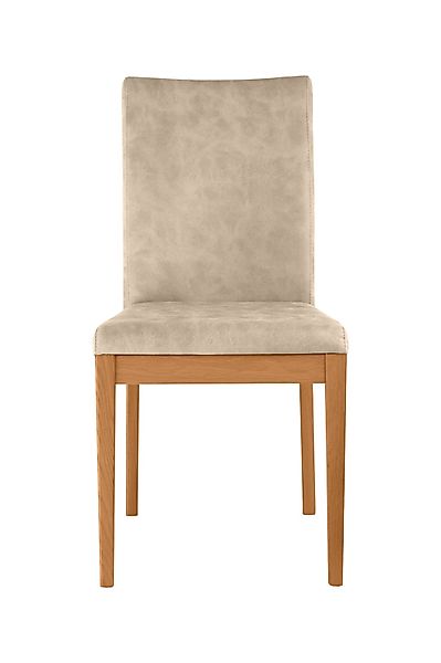 Home affaire 4-Fußstuhl »Dendres«, (Set), 2 St., Microfaser, Sitz und Rueck günstig online kaufen
