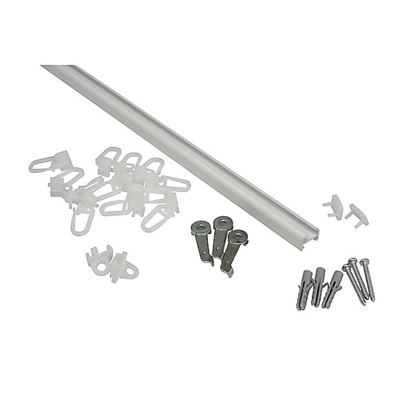 GARDINIA Gardinenschiene "Aluminiumschiene" Ø 13 mm 1 läufig-läufig kürzbar günstig online kaufen